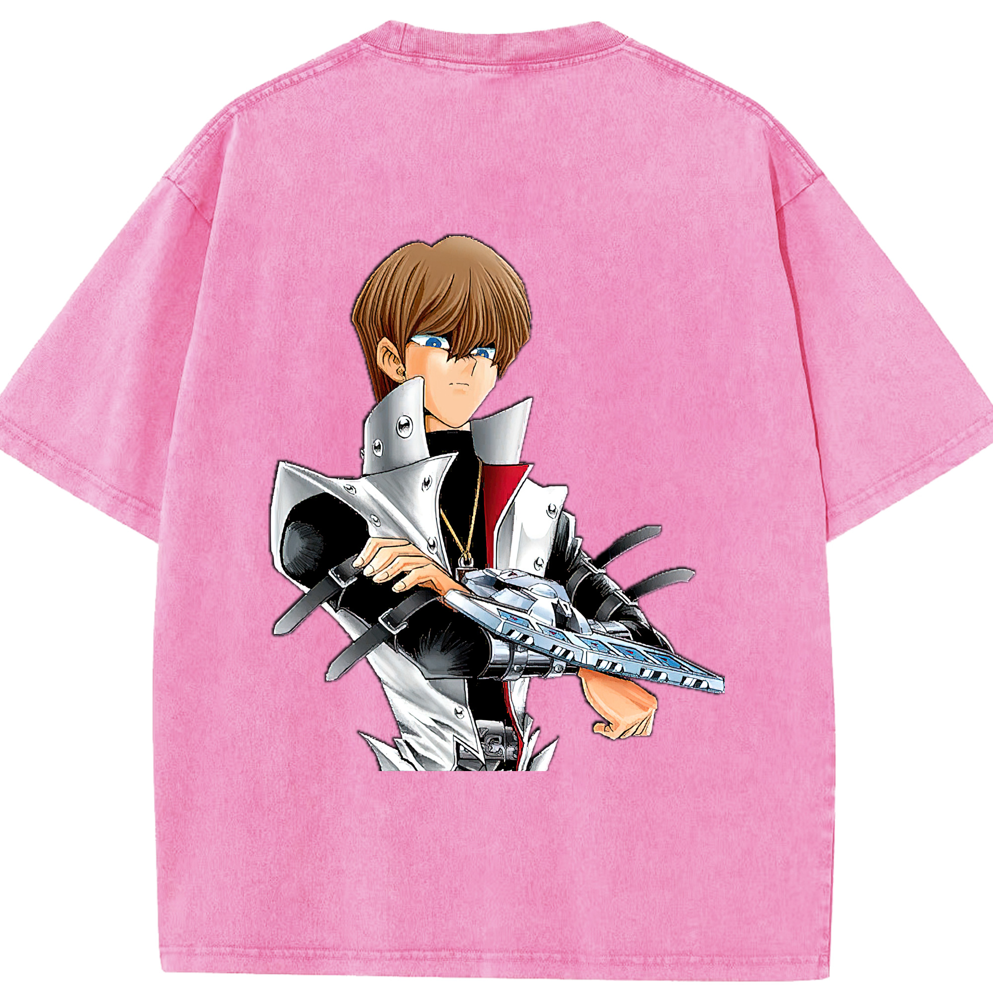 （画像用） 遊☆戯☆王 Yu-Gi-Oh! 綿100% ヴィンテージ風 半袖Tシャツ（背面プリント）